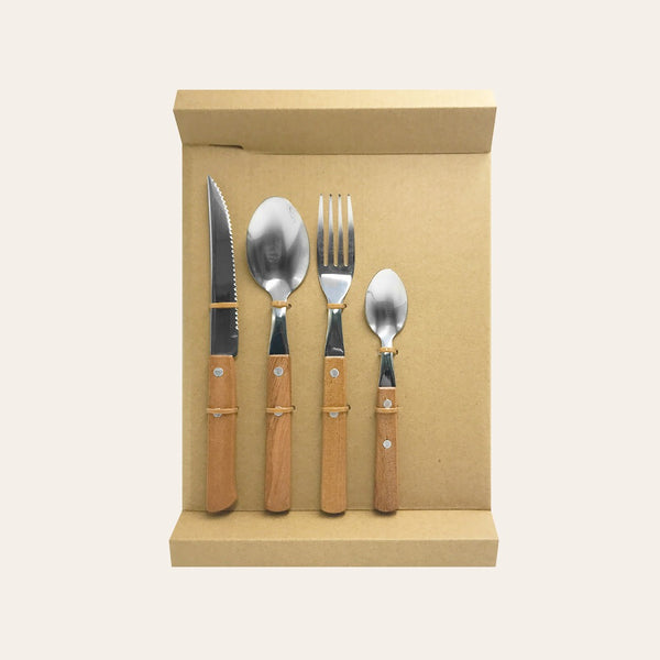 Cubiertos de mesa acero inoxidable 24 piezas (MK-Y20587)