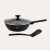 Wok Ultragranito de 3 Pzas - 30 cm (FZ-M130GT)