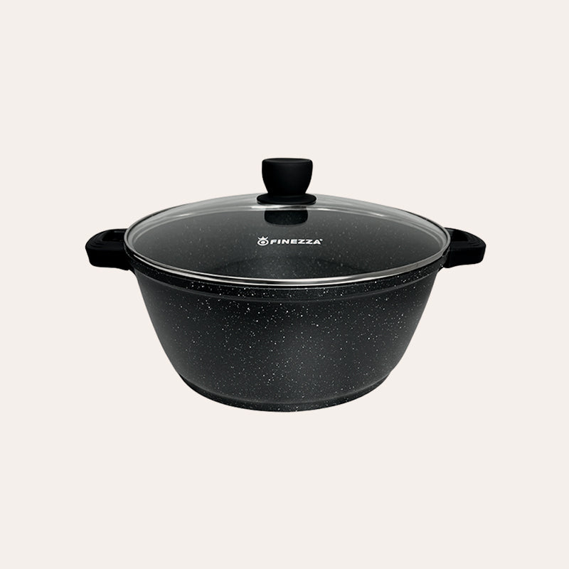 Juego de ollas aluminio fundido ultragranito de 9 pzs. (FZ-X1725MC)