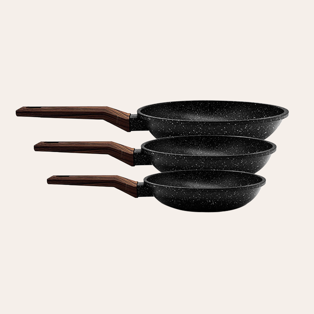 Sartenes Ultragranito 3 Pzas ( 20/24/28) ( FZ-BT715W)