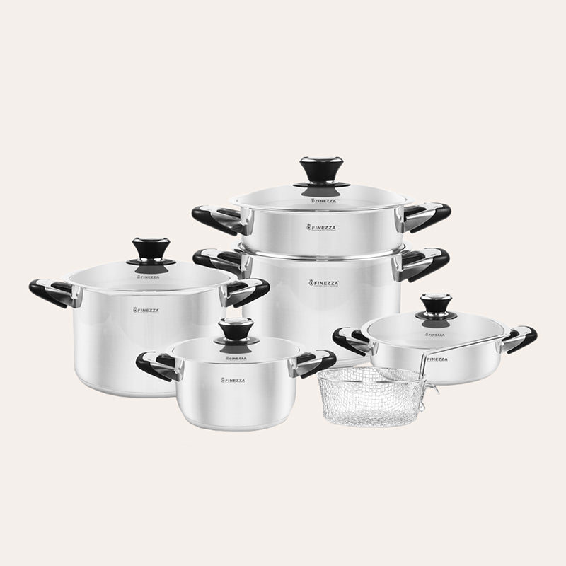 Juego de ollas de acero de 11 pzas (FZ-2011LX)