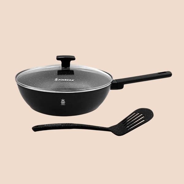 Wok Ultragranito de 3 Pzas - 30 cm (FZ-M130GT)