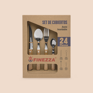 Cubiertos de mesa acero inoxidable 24 piezas (MK-Y20587)