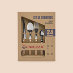 Cubiertos de mesa acero inoxidable 24 piezas (MK-Y20587) - Thumbnail 1