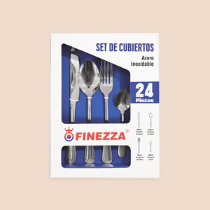 Cubierto de mesa en acero  24 Pzas (MK-Y20589)