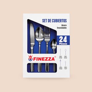 Cubierto de mesa en acero 24 Pzas (MK-Y20591)