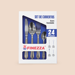 Cubierto de mesa en acero 24 Pzas (MK-Y20594)
